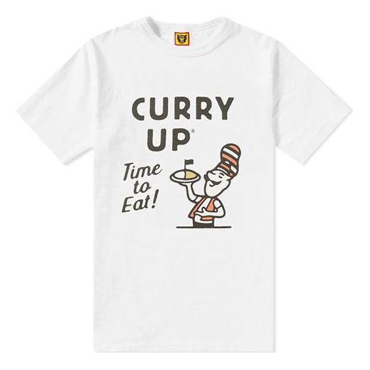 Men's HUMAN MADE Printing Short Sleeve White HM19TE008-WHT