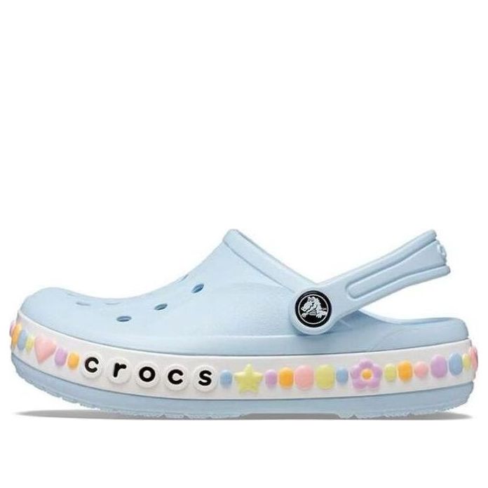 (TD) Crocs Bayaband Charm Band Clogs 'Mineral Blue' 208102-4JQ