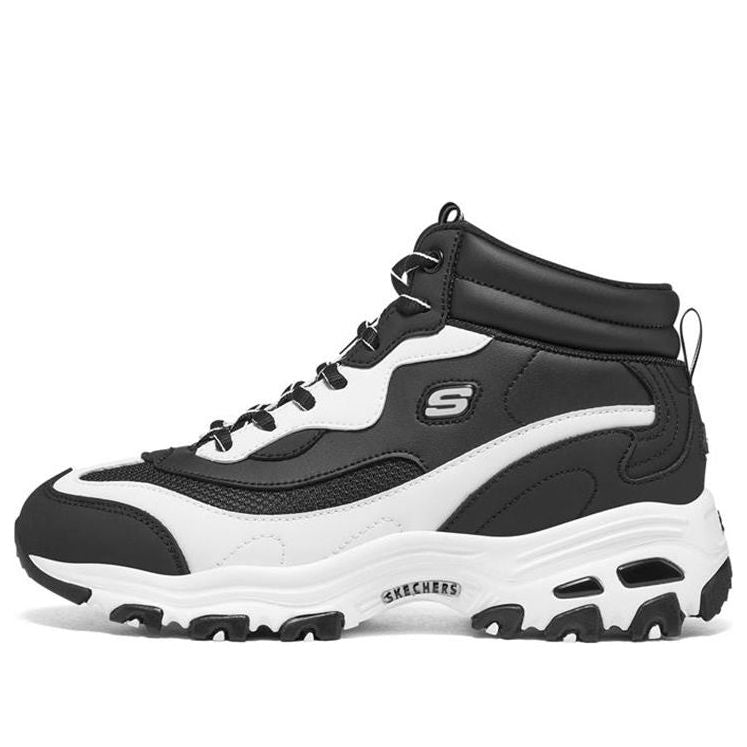 (WMNS) Skechers D'Lites 1.0 'Black White' 167265-BKW