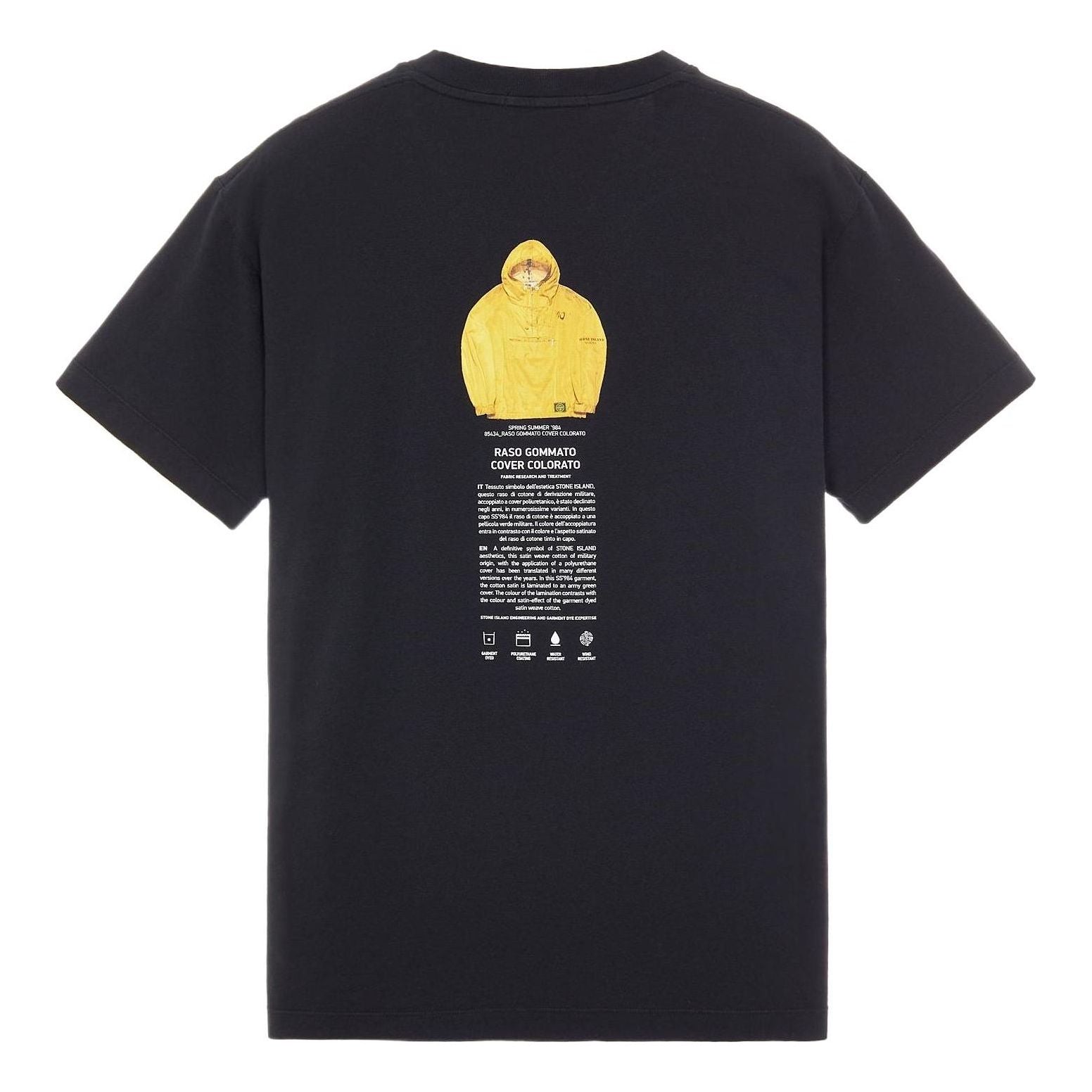 STONE ISLAND "Archivio" Logo T-shirt 'Black' 76152NS91-V0029