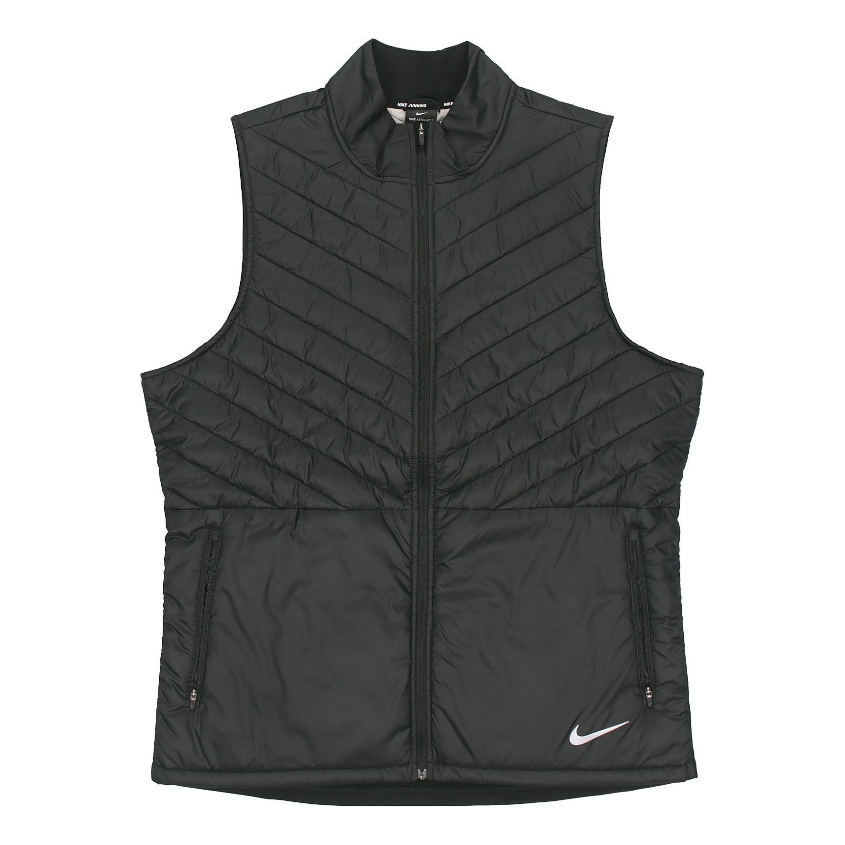Nike Sports Running Splicing Stand Collar vest Black AH0547-010