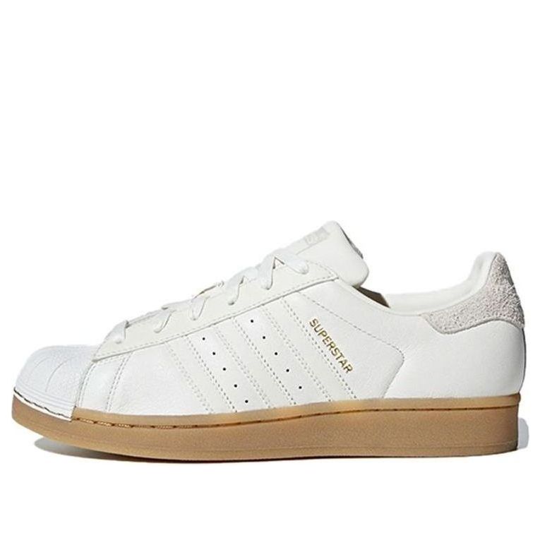 (WMNS) adidas originals Superstar White/Brown B37147