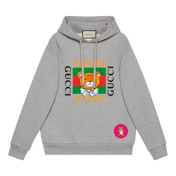 Men's Kai x Gucci Crossover SS21 Cotton Sports Cartoon Gray 623244-XJDJO-1093