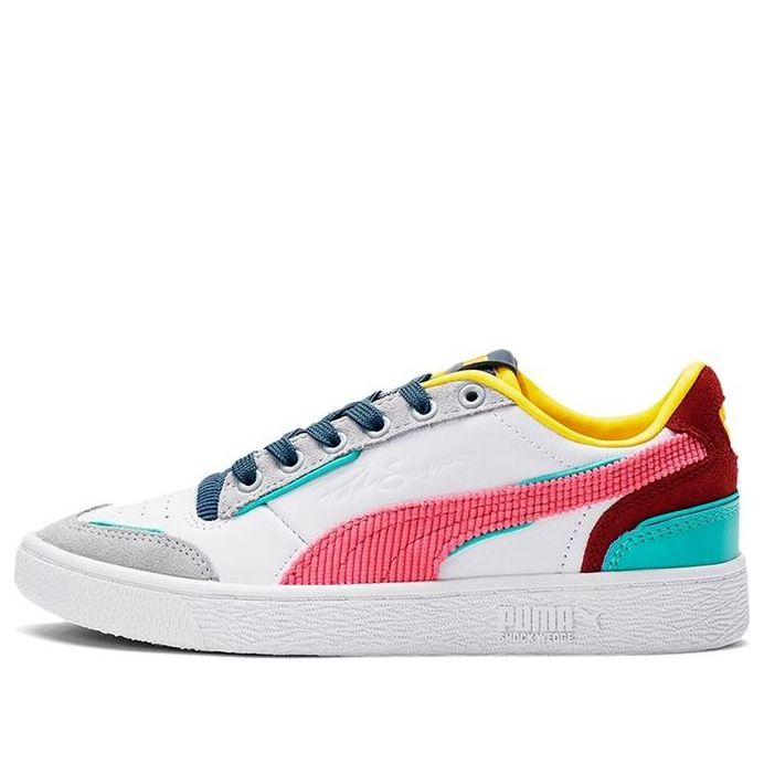 PUMA Ralph Sampson Lo Bubblegum Running Shoes Kids' White/Blue 375252-01