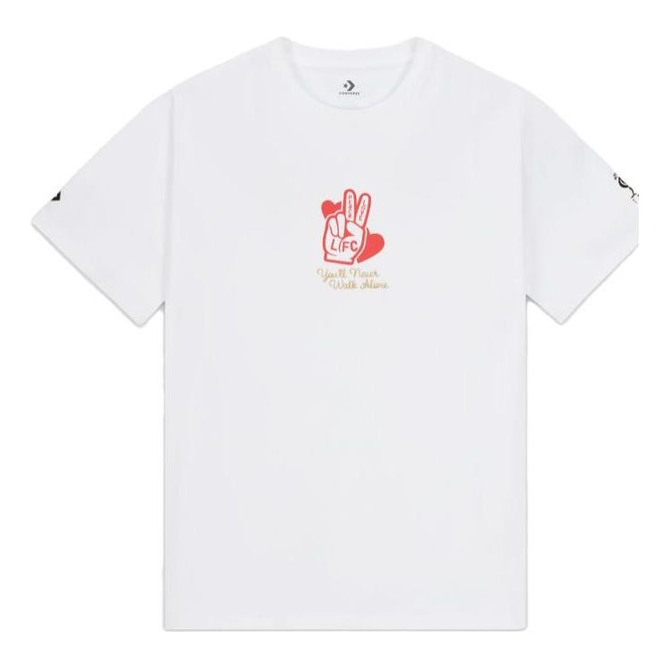 Converse x LFC T-Shirt Asia Sizing 'White' 10025725-A01