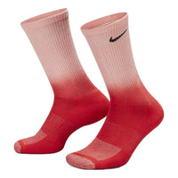 Nike Everyday Plus Cushioned Crew Socks 'Red Pink' DH6096-902