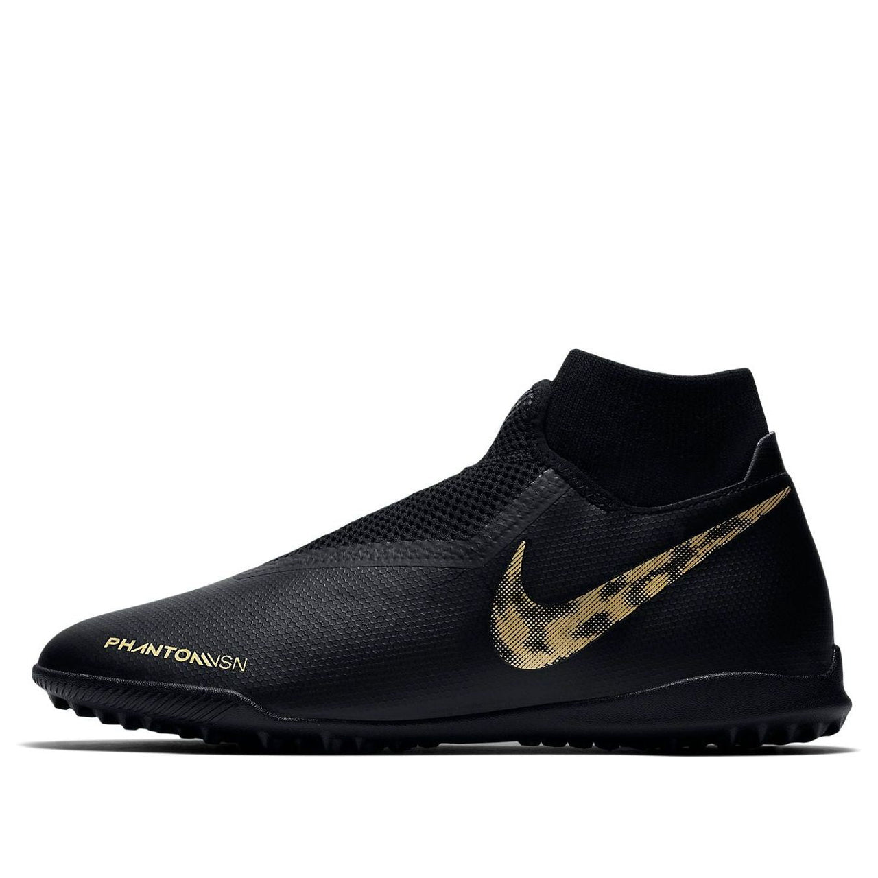 Nike Phantom Vision Academy DF TF 'Black Metallic Vivid Gold' AO3269-077