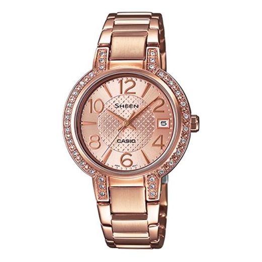 CASIO SHEENSeries es Rose-Golden Rose Gold Analog SHE-4804PG-9A