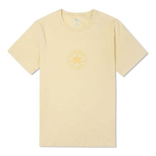Converse Tonal All Star Patch Graphic T-Shirt Asia Sizing 'Yellow' 10023285-A01