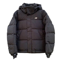New Balance Windproof Warm Hooded Down Jacket Asia Sizing 'Black' NPA4S061-BK