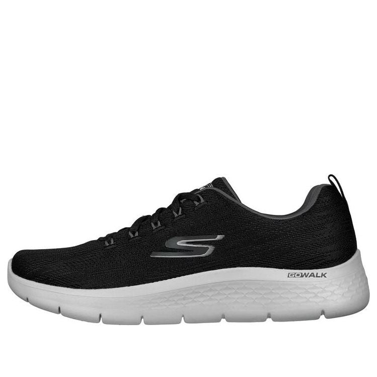 Skechers Go Walk Flex Lace Up 'Black Grey' 216481-BKGY