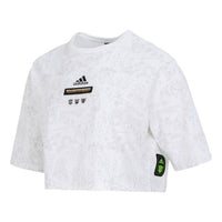 (WMNS) adidas short sleeve tops 'White' IK3475