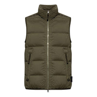 STONE ISLAND Logo Patch Puffer Gilet 'Olive Green' 7915G1428-V0058