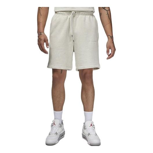 Air Jordan Wordmark Fleece Shorts 'Oatmeal Heather' FJ0700-141