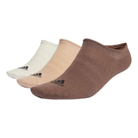 adidas Thin And Light No-Show Socks 'Tan Beige White' IC1329
