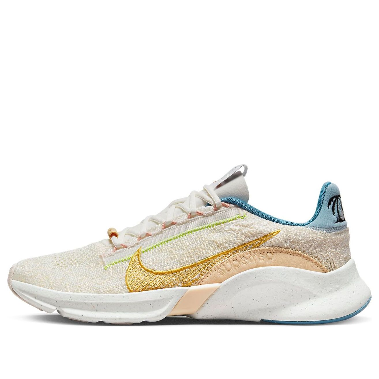 (WMNS) Nike SuperRep Go 3 Flyknit Next Nature 'Sun Club - White Sanded Gold' DV1743-171