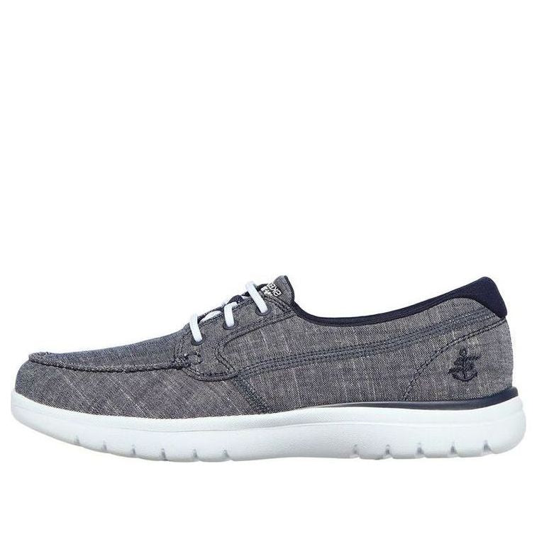 (WMNS) Skechers On The Go Flex - Ashore Sneakers Blue 136453-NVY