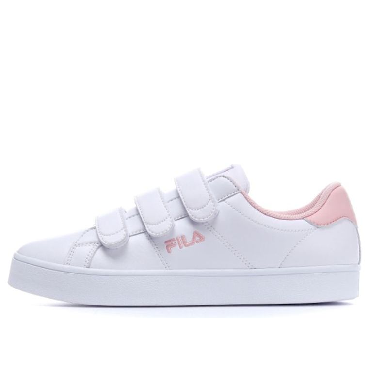 (WMNS) FILA Court Deluxe Series Low-top Sneakers White/Pink FS1SIB1151X_WPK