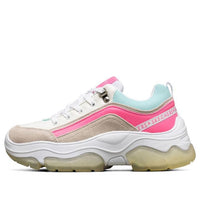 (WMNS) Skechers Ampp'D Low-Top White/Blue/Pink 155051-WPKB