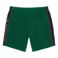 Supreme FW19 Week 10 Polartec Short Dark Green Logo SUP-FW19-928