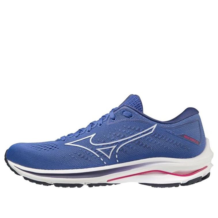 (WMNS) Mizuno Wave Rider 25 Super Wide 'Blue White' J1GD210600