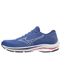 (WMNS) Mizuno Wave Rider 25 Super Wide 'Blue White' J1GD210600