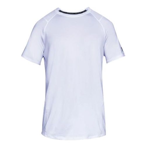 Men's Under Armour UA MK-1 Short Sleeve Sports Tops White 1306428-100