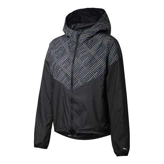 (WMNS) PUMA Running Training Jacket Black 518905-01