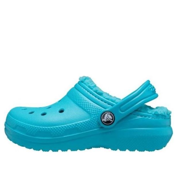 (GS) Crocs Classic Lined Clogs 'Blue' 203506-4SL