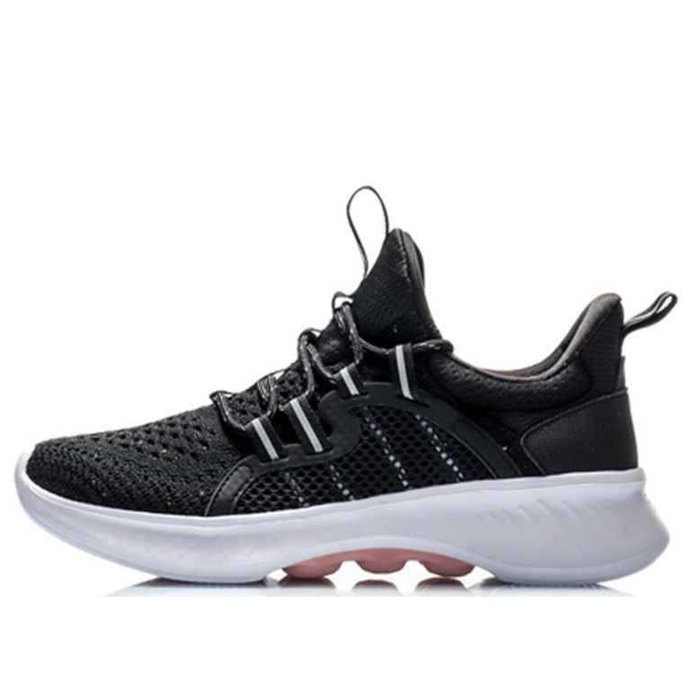 (WMNS) Li-Ning Eazgo 'Black White Orange' AREQ004-4