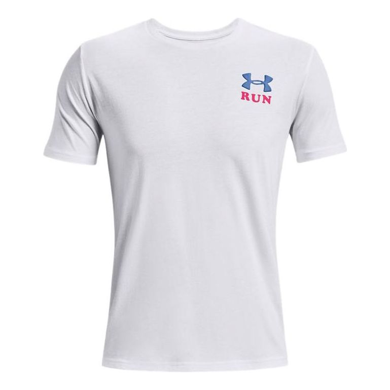 Under Armour Keep Run Graphic T-shirt 'White' 1369406-100