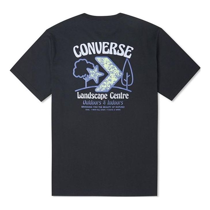 Converse Landscape Center Tee Asia Sizing 'Black' 10023269-A02