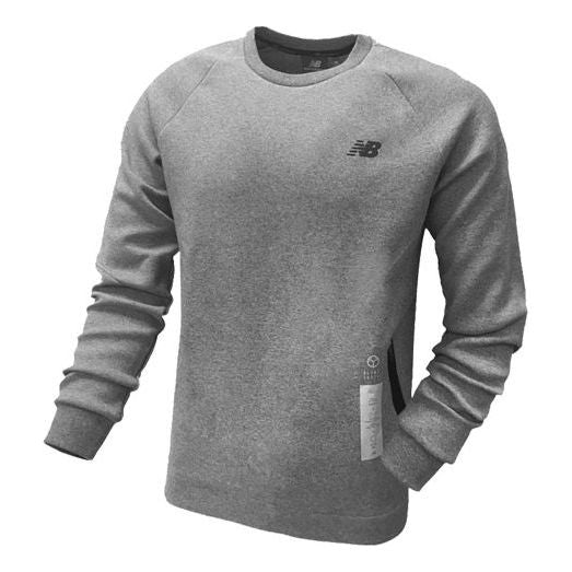 New Balance Men's New Balance Casual Sports Long Sleeves Pullover Gray NC74N011-GR