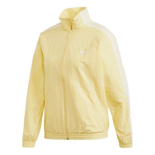 (WMNS) adidas originals Casual Sports Jacket Yellow FM7179