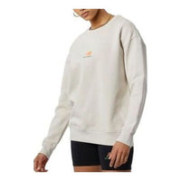 (WMNS) New Balance Athletics Artist Pack Crew Sweatshirt Asia Sizing 'Moonbeam' WT23550-MBM