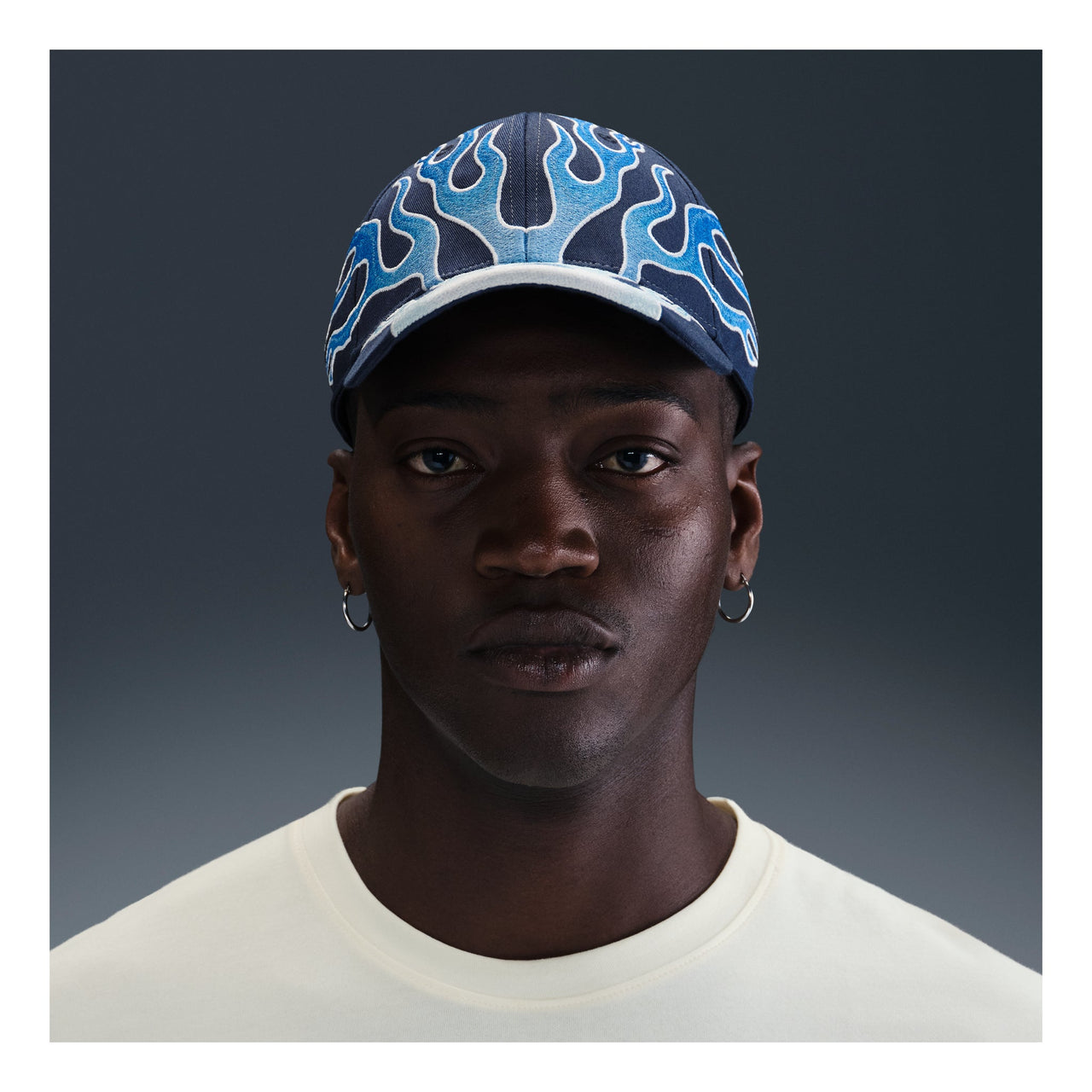 Nike Club Cap Structured OG Flame Cap 'Navy Blue' HV6642-410