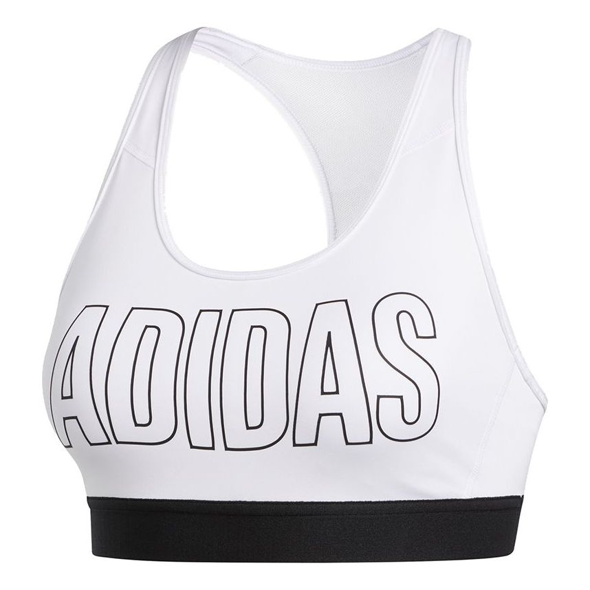 (WMNS) adidas DonAsia Sizing 't Rest Alphaskin Padded Bra 'White Black' FU4032