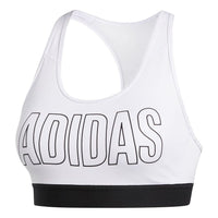 (WMNS) adidas DonAsia Sizing 't Rest Alphaskin Padded Bra 'White Black' FU4032
