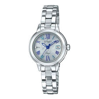 CASIO Waterproof SHEEN Sapphire Crystal Solar Powered Blue Analog SHW-5000D-7APR