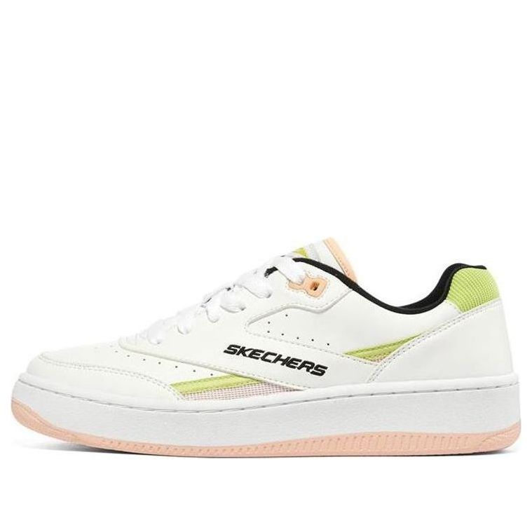 (WMNS) Skechers Sport Court 92 'White Yellow Pink' 149919-WMLT