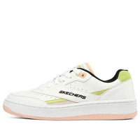 (WMNS) Skechers Sport Court 92 'White Yellow Pink' 149919-WMLT
