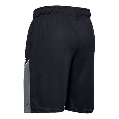 Under Armour Baseline 10inch Basketball Shorts 'Black Grey' 1343004-001