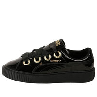 (WMNS) PUMA Platform Kiss Patent 'Black Gold' 366012-01
