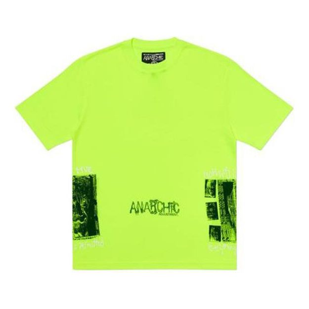 PALACE Nothing is True Side Printing Short Sleeve Unisex Green P18TS200