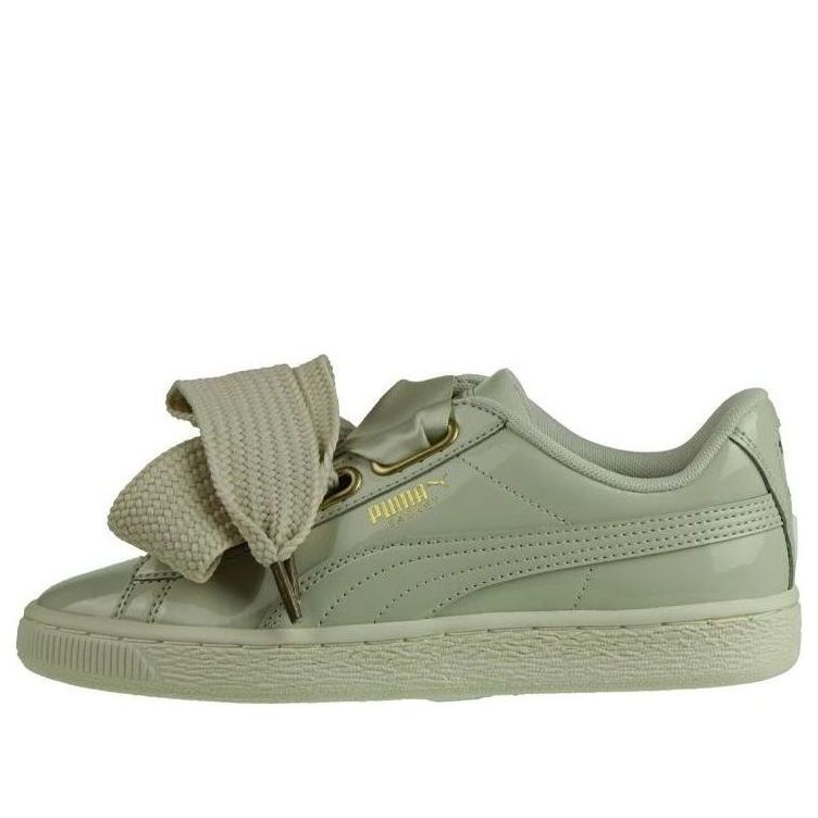 (WMNS) PUMA Basket Heart Casual Shoes Cream 363073-03