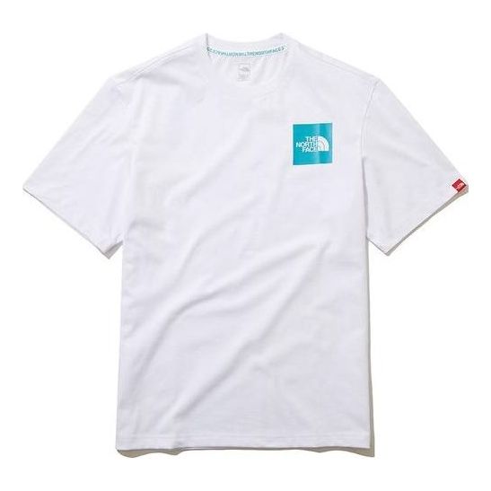 THE NORTH FACE Printing Small Logo Short Sleeve Couple Style White NT7UL13D