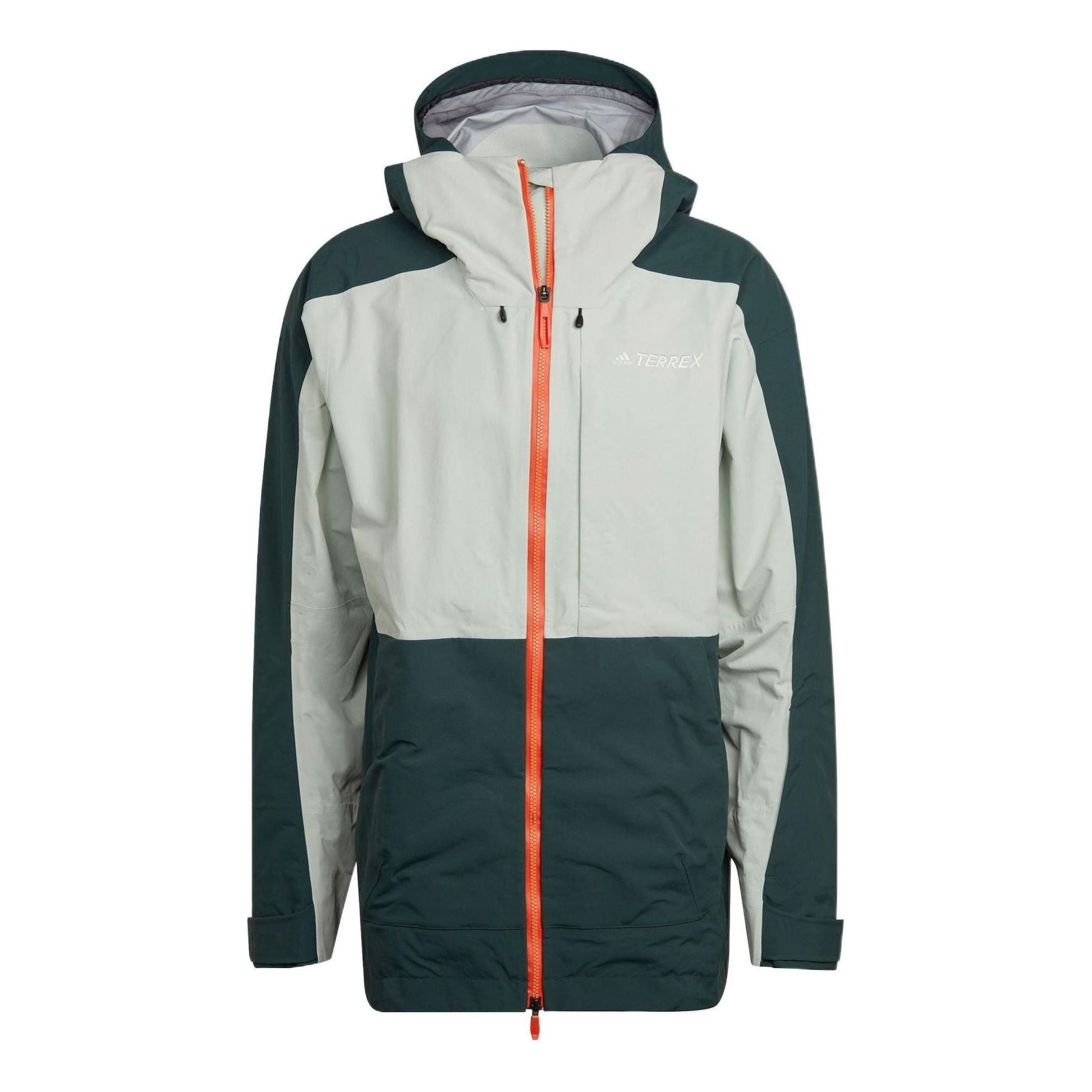 adidas Terrex Post-Consumer Snow Jacket Asia Sizing 'White Green' HC7727