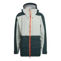 adidas Terrex Post-Consumer Snow Jacket Asia Sizing 'White Green' HC7727