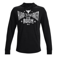 Under Armour Project Rock Terry Hoodie 'Black' 1370458-001