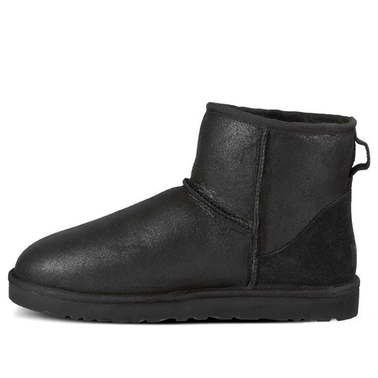 UGG Classic Mini Bomber High Top Fleece Lined Black 1007307-BJB